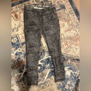 Under Armour Black and White Patterned Leggings